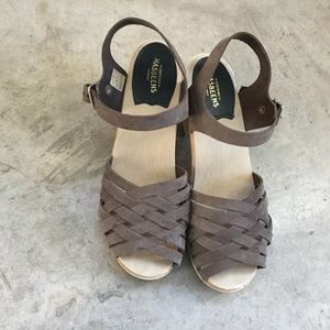 Swedish hasbeens. Braided. Size 9